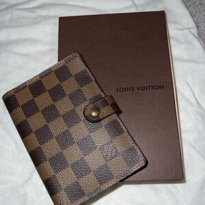 Louis Vuitton Pm agenda Damier Ebene